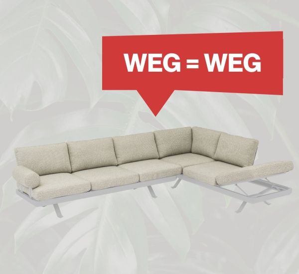 weg is weg, meubili outlet